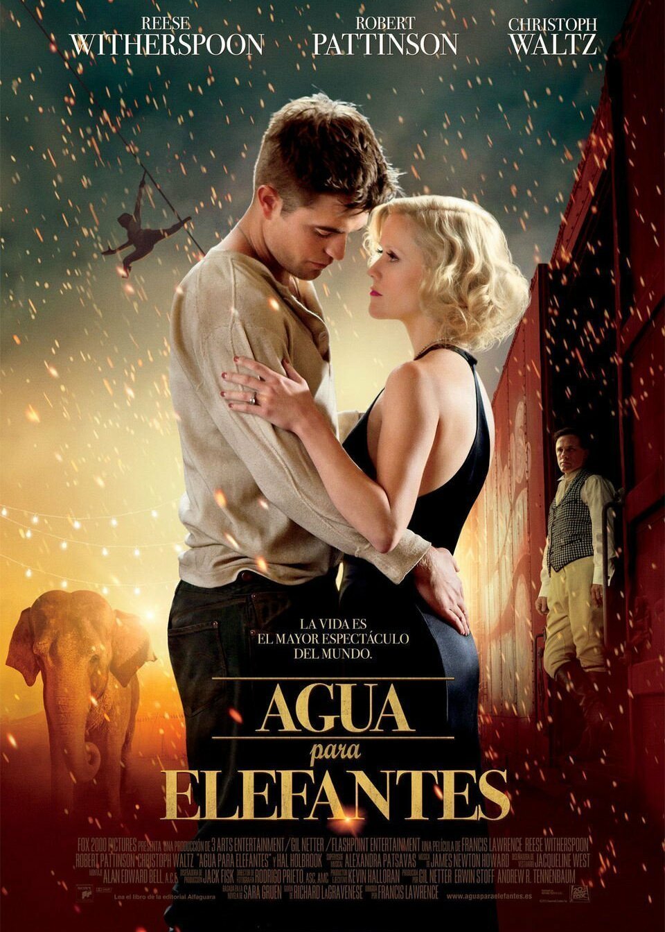 Agua para elefantes película completa en español latino